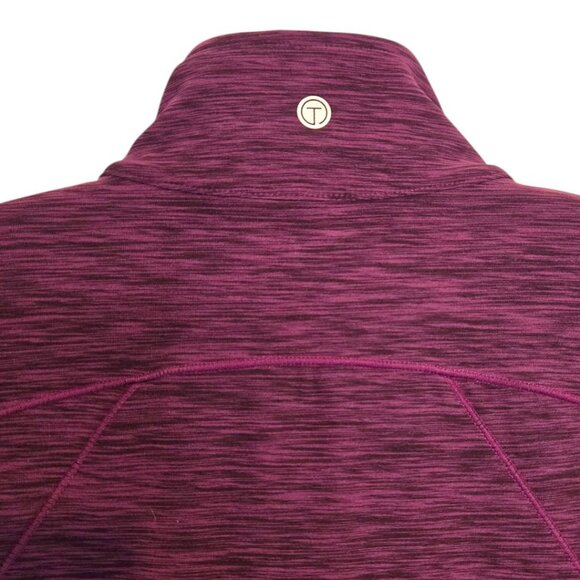 Talbots Womens Full-Zip Purple Heather Jacket Small Lightweight Activewear - Picture 7 of 11